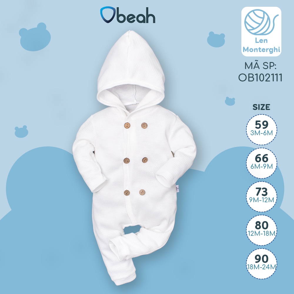 Obeah Body liền thân cúc gỗ chất liệu Cotton tổ ong mỏng mềm mát thoáng mát đóng Fullsize 59 đến 90