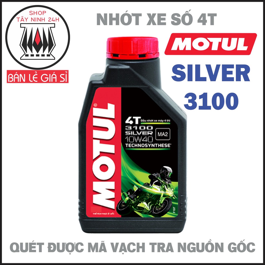 Nhớt Motul SILVER 3100 0.8 lít cho xe máy 4 thì