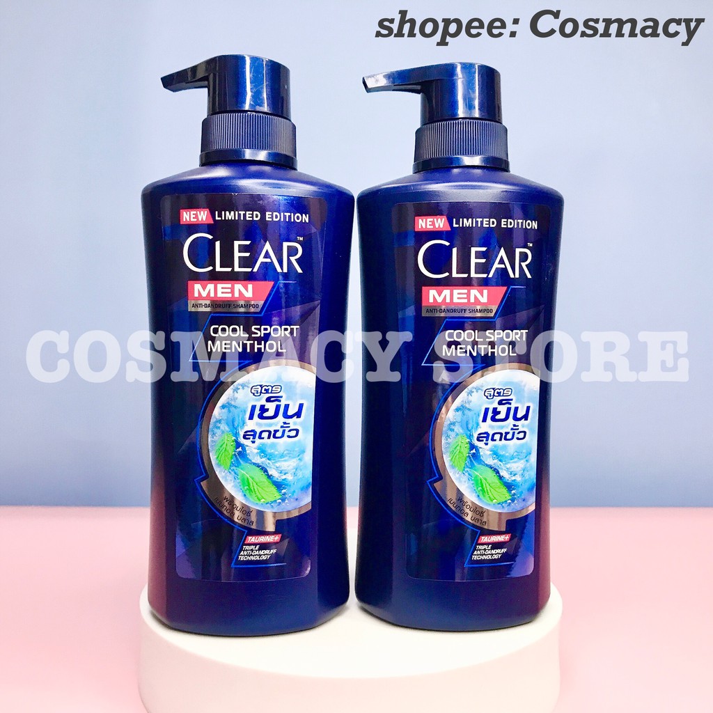Dầu Gội Clear Men Bạc Hà Thái Lan 450ml