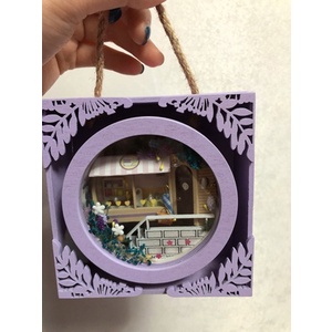 MÔ HÌNH NHÀ BÚP BÊ HÌNH TRÒN DIY LẮP RÁP MINI NHIỀU PHIÊN BẢN KÈM ẢNH THẬT