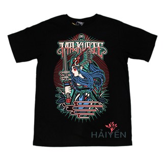 Áo thun Thái Lan màu đen in 3D hình nữ thần chiến tranh T0006-1