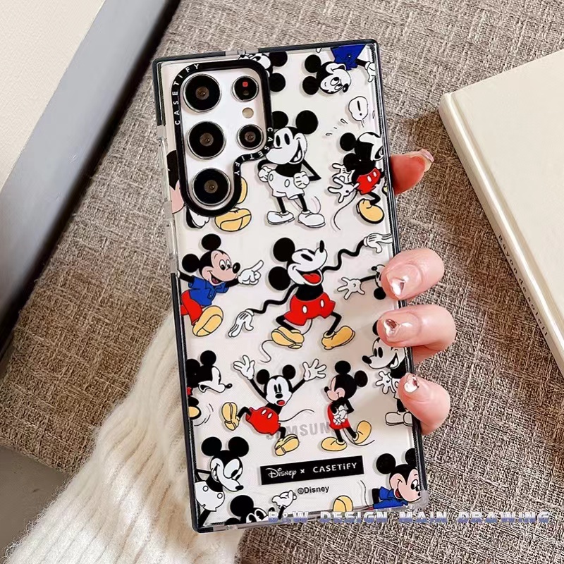 Ốp Điện Thoại Silicone Mềm Trong Suốt In Hình Mickey Cho Samsung S20 S21 S22 S20Ultra S21Ultra S22Ultra S20+ S21+ S22+ Plus