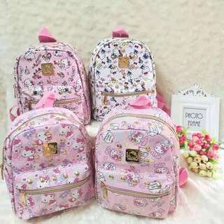 Balo đi học đính đinh tán hình hello kitty dễ thương