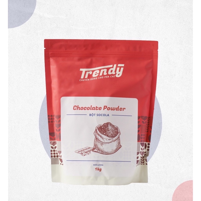 Bột Socola TRENDY gói 1kg- DÒNG BỘT GIÁ RẺ