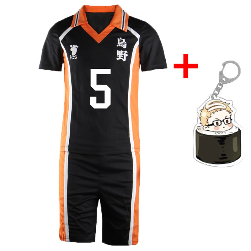 Haikyuu Cosplay Costume Karasuno High School Volleyball Club Sportswear Jerseys Uniform Halloween Party