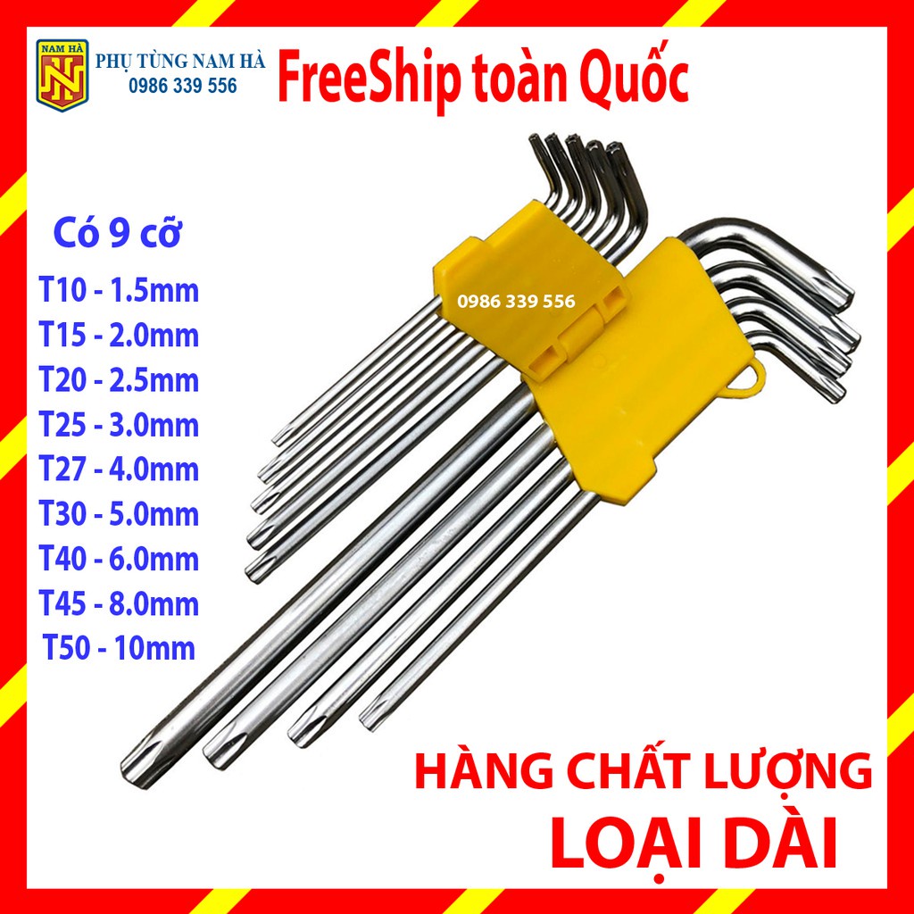 Bộ lục giác đầu bông mai hoa hình sao có lỗ đa năng 9 món / cao cấp
