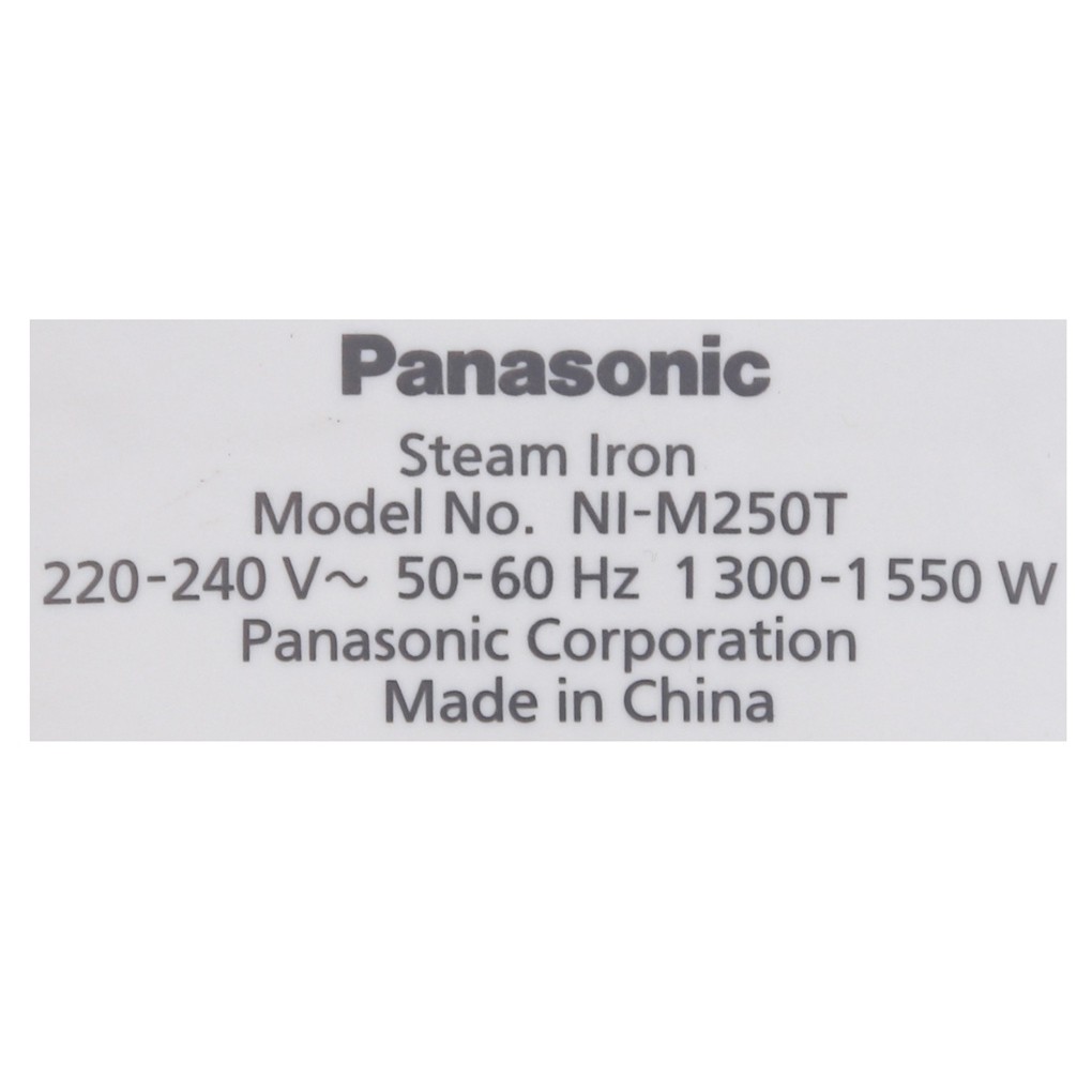 Bàn ủi hơi nước Panasonic NI-M250TPRA - Hàng chính hãng, hàng đẹp, giá tốt, bảo hành chính hãng 12 tháng