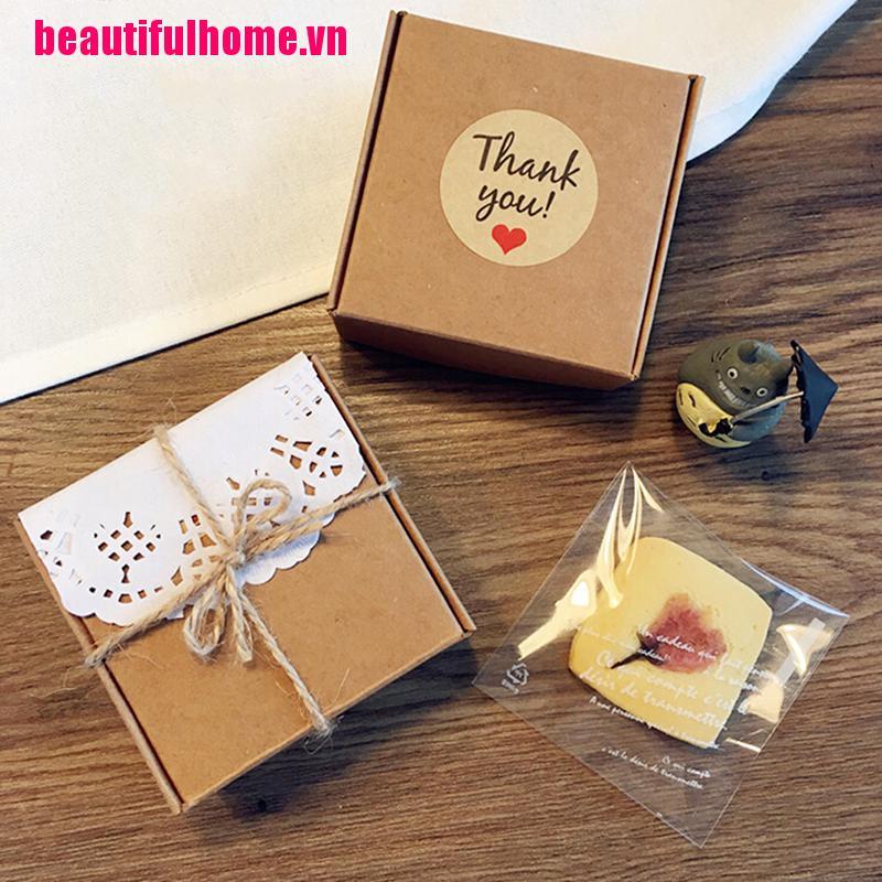 Hình Dán 60 &quot;Thank You&quot; Với Kraft