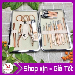 Bộ Kềm Cắt Móng Tay Chân 18 Món Chuyên Dụng Nail Cao Cấp  - Màu Dễ Thương Và Chất Lượng Cho Cả Gia Đình