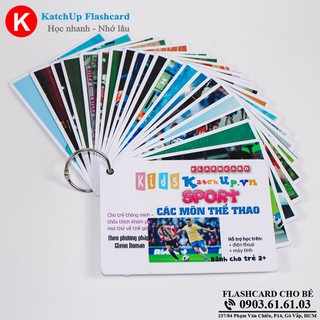 Flashcard tiếng Anh cho bé KatchUp - Thể Thao