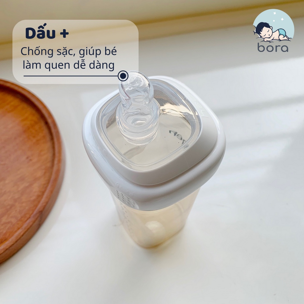 Ống tập hút hút bình sữa, dây ti sữa hoàng gia HG, giúp bé có thể ti bình ở mọi tư thế đứng, ngồi, nằm - My Baby