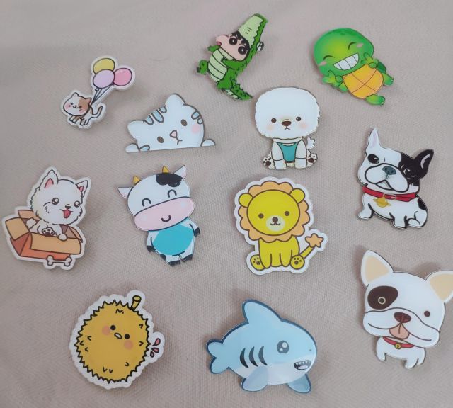 Pin cài hình động vật siêu cute - Huy hiệu balo, túi tote, giày vải,... - Pin cài mẫu độc đẹp giá rẻ