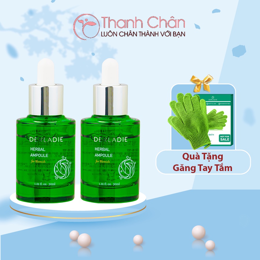 Huyết Thanh Derladie Tràm Trà, Tinh Chất Giảm Mụn Derladie Herbal Ampoule For Blemish 30ml