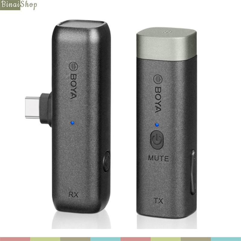 Boya BY-WM3U - Micro Thu Âm Không Dây True-Wireless Cho Các Thiết Bị Android Smartphone, Cameras (2.4 GHz