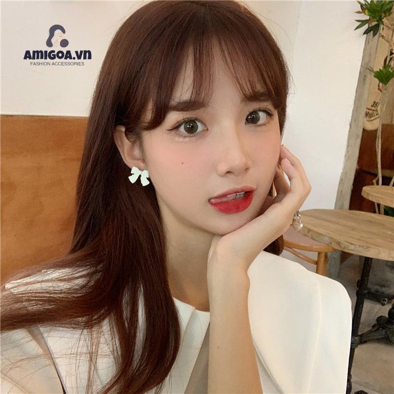 ✨✨ Bông Tai Kim Bạc 925 Hình Nơ Màu Sắc Dễ Thương Thời Trang Mùa Hè Dành Cho Nữ