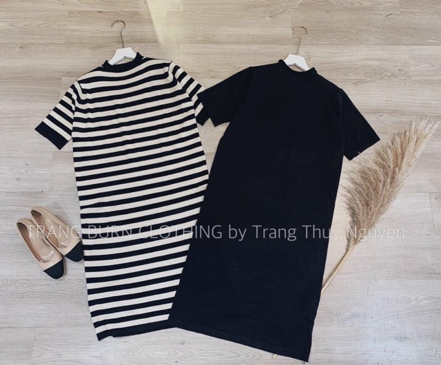 Váy len suông dài cổ xoăn - hàng QC | BigBuy360 - bigbuy360.vn