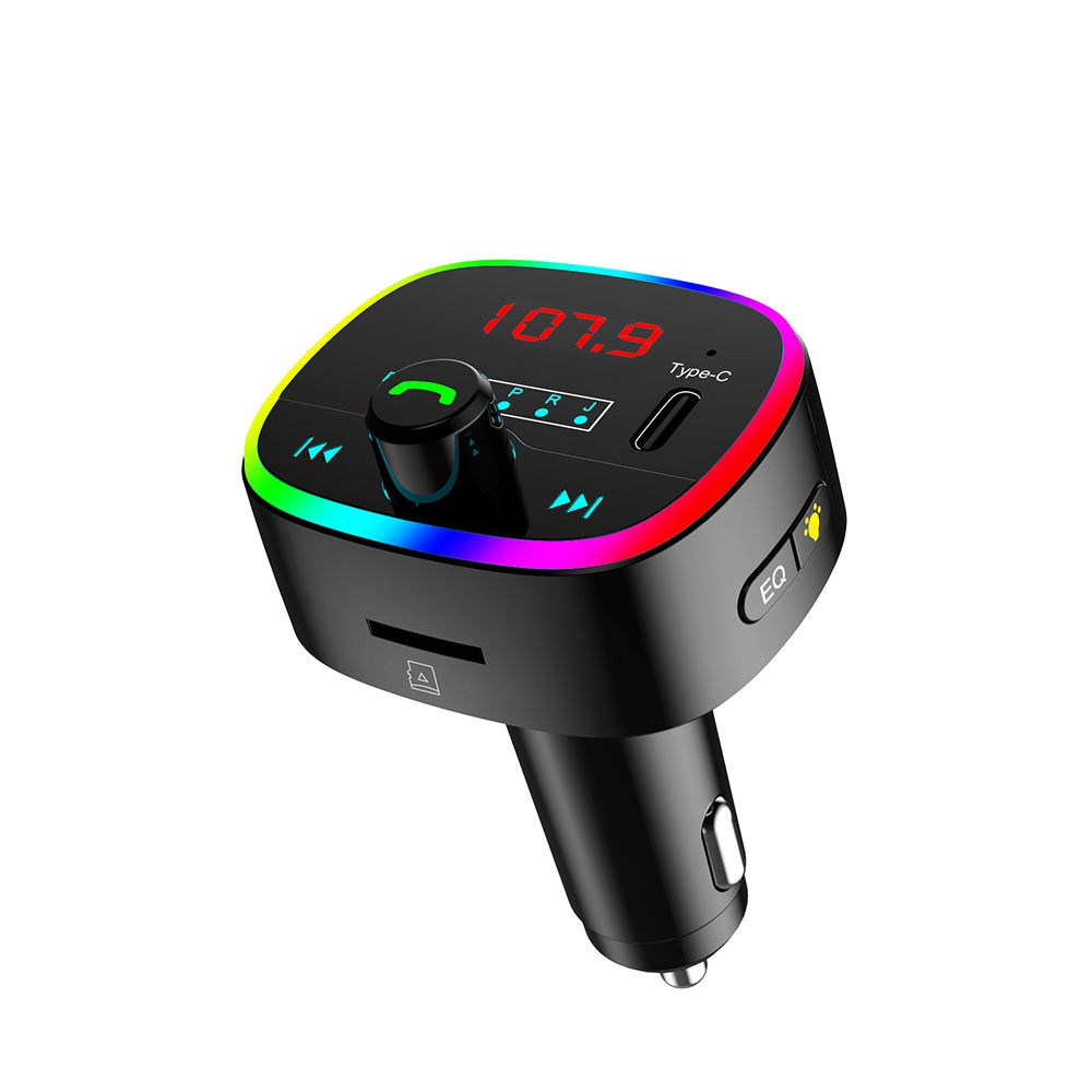 IN STOCK Car Mp3 Player RGB Light Bluetooth 5.0 Tf Card U Disk Auto Music Transmitter