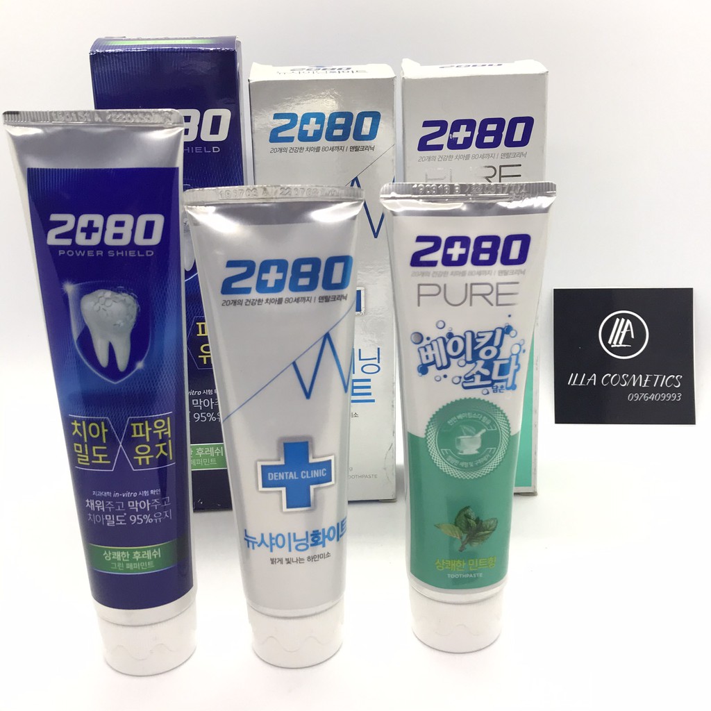[KDR] - Kem đánh răng AEKYUNG Hàn Quốc siêu trắng sáng 2080 (120g-140g)