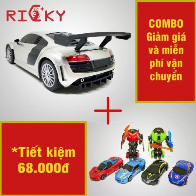 Combo Xe điều khiển VIP có sạc + Xe sắt biến hình Avengers
