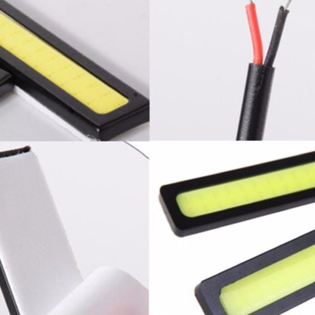Đèn Led cob pha ban ngày 17cm cho ô tô xe máy - giá 1 cặp