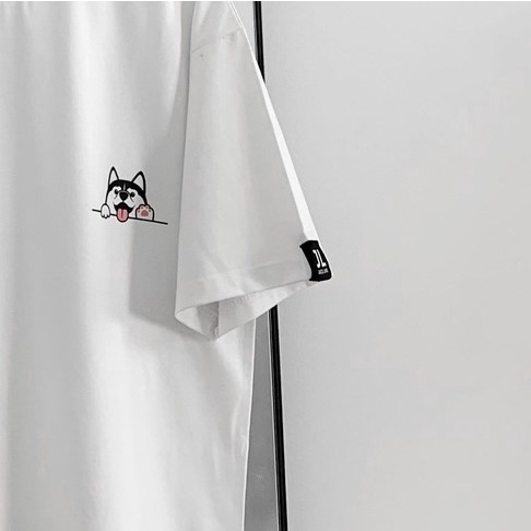 Áo Phông Oversize Husky, JACKLANE, Áo thun cộc tay Unisex Jack Lane