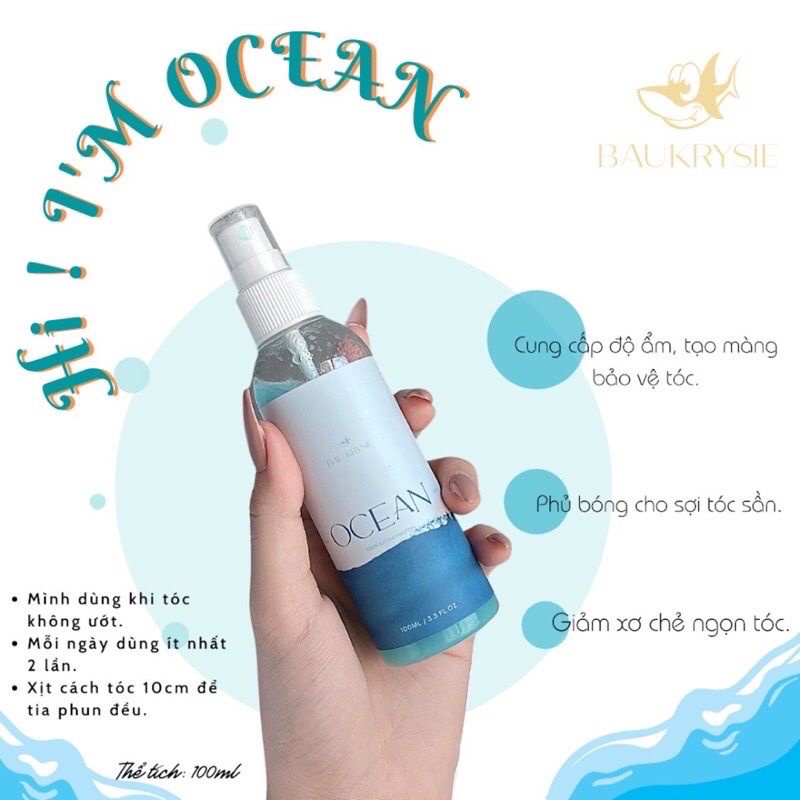 OCEAN Hair Mist - Xịt Dưỡng Tóc Chiết Xuất Protein