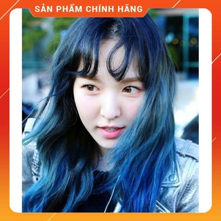 thuốc nhuộm tóc màu xanh dương+ tặng kèm trợ nhuộm