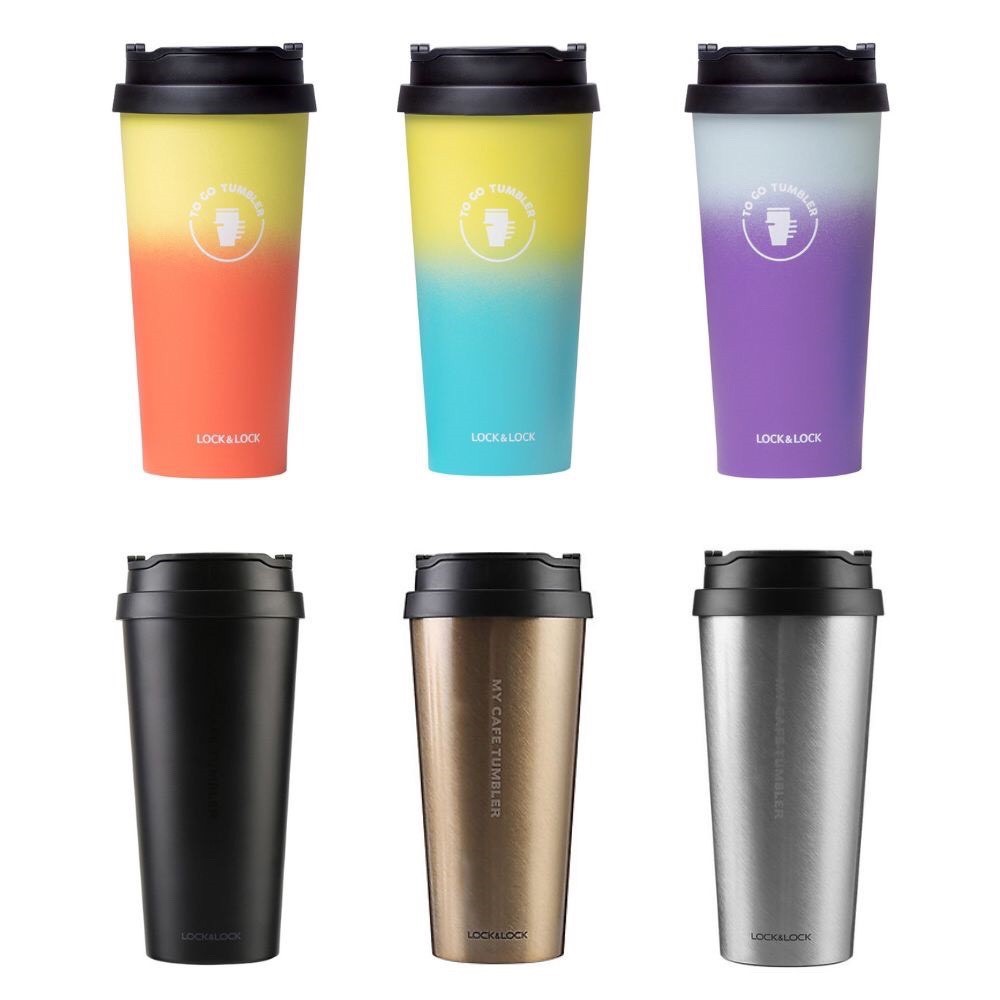 [ LOCK&LOCK ] Ly Giữ Nhiệt Ly Nhiệt Two-Tone Clip Tumbler LHC4151 540ml