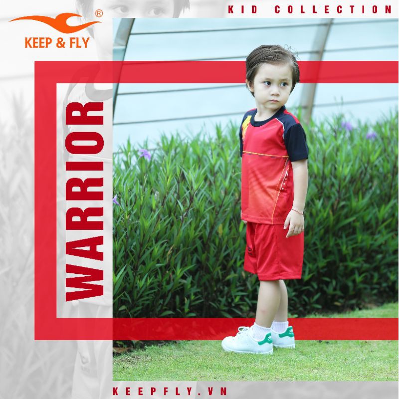 ĐỒ ĐÁ BÓNG TRẺ EM WARRIOR KID KEEP & FLY