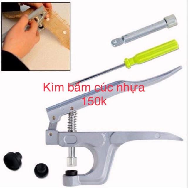 Kìm bấm cúc nhựa