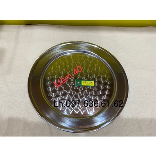 Mâm inox( Mâm Cơm) Việtcook Sezi 40cm