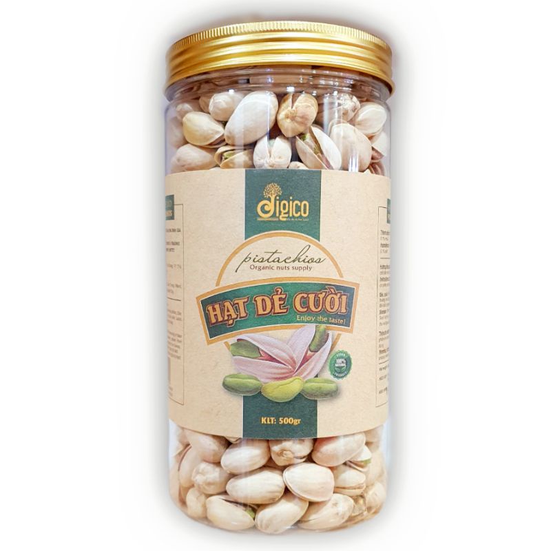Hạt dẻ cười không tẩy trắng hàng nhập Mỹ, hạt cười 100% nhân to ú ụ