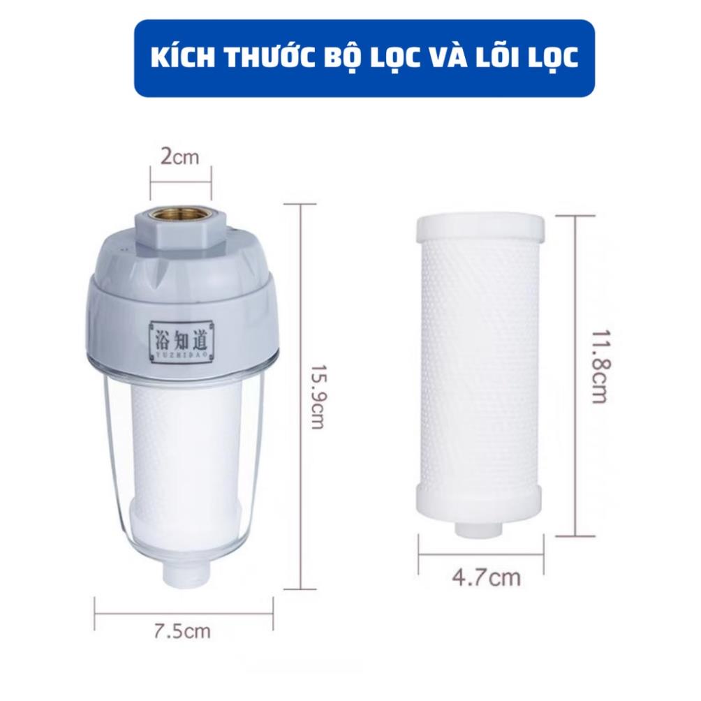 Bộ Lọc Nước Đầu Nguồn Vòi Hoa Sen,Bồn Rửa Chén,Lavabo,Máy Giặt Lọc Siêu Sạch Các Tạp Chất Dễ Dàng Lắp Đặt K195
