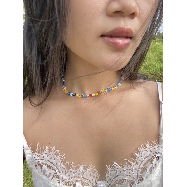 [348]Flora - Vòng cổ hoa màu