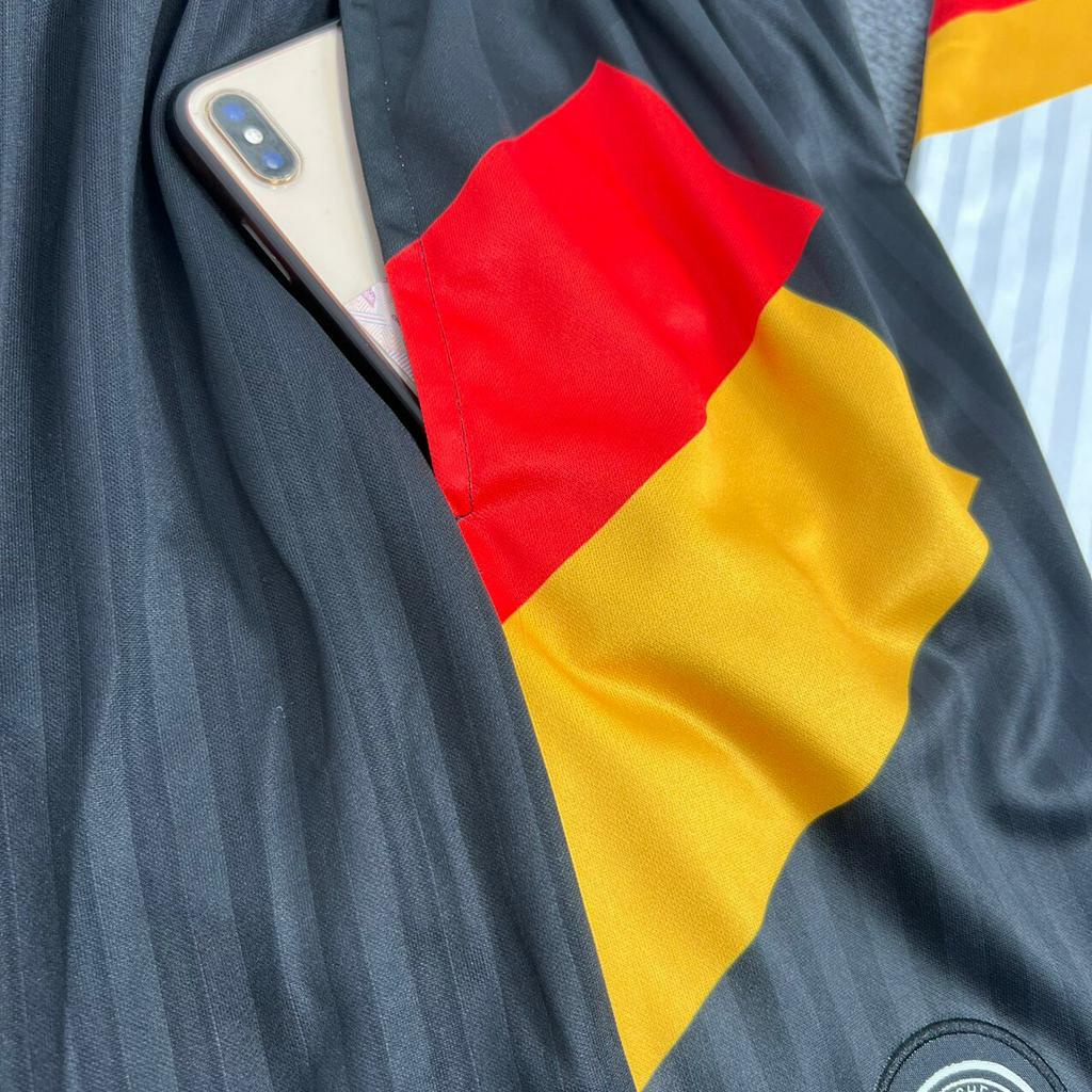 [ nhận in ] Bộ quần áo thể thao bóng đá, đá banh Đội Tuyển Đức GERMANY vải fex thái logo thêu mới nhất 2023