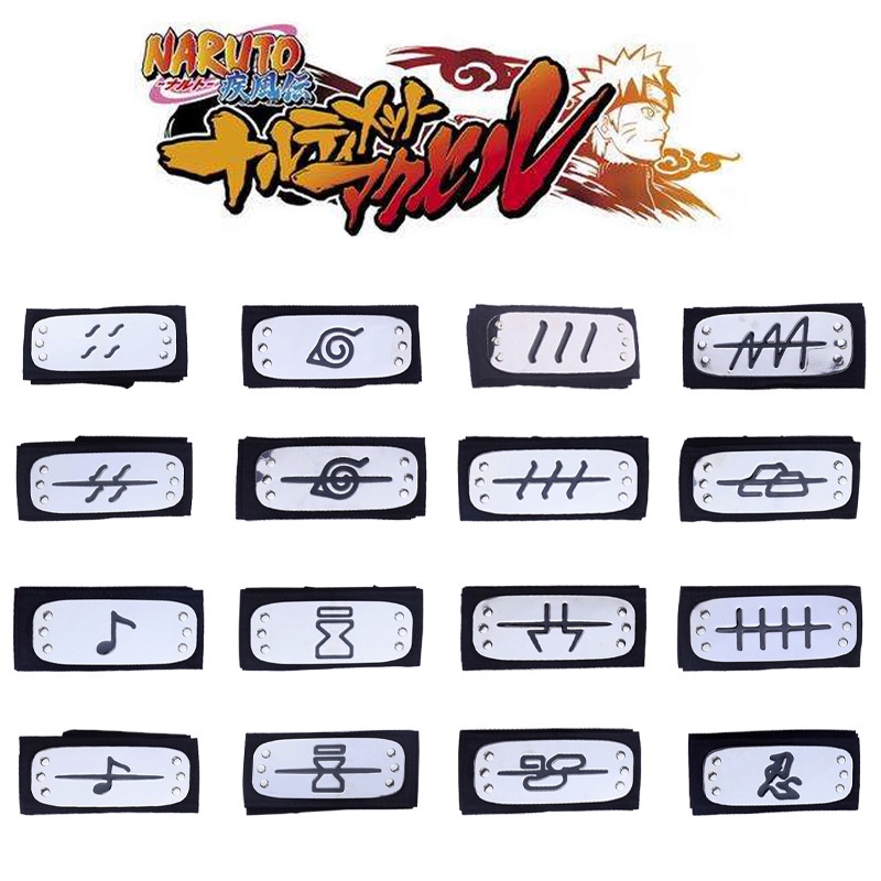 Băng Đô Hóa Trang Nhân Vật kakashi sasuke Hiddenden Trong naruto