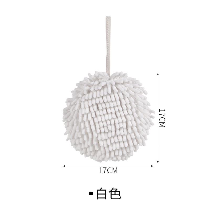 Khăn Lau Tay TRÒN Sợi San Hô Nhanh Khô Thiết Kế Sang Trọng Dễ Thương, Khăn Lau Tay, Bông Lau Tay Nhà Bếp
