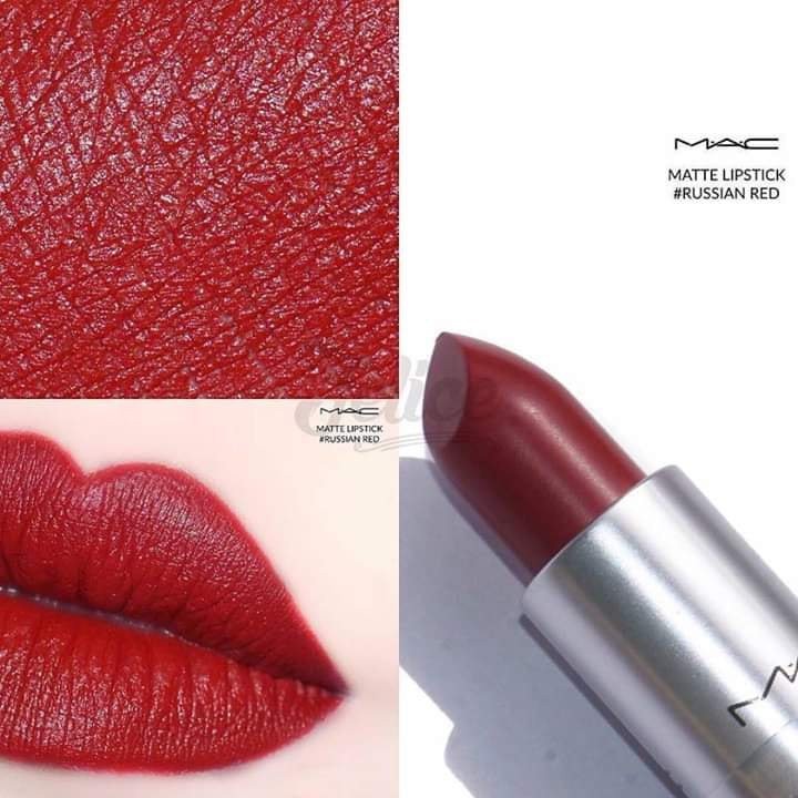 Son MAC Russian Red 612 Màu Đỏ Cổ Điển – Matte