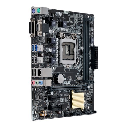 [Mã ELMS05 giảm 5% đơn 300k]Bo Mạch Chủ Mainboard Asus H110M-K Hàng Chính Hãng