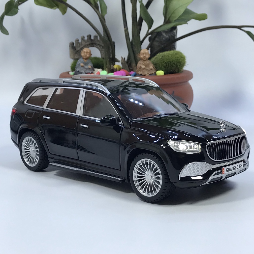 Mô hình xe kim loại Mercedes Maybach GLS 600 tỷ lệ 1:24 chiếc xe Chủ tịch