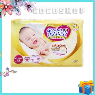 tã dán bobby extra softdry Xs 48 miếng - S40 miếng