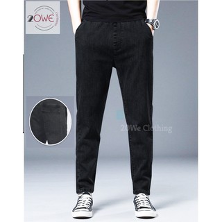 Quần Jean, Baggy, jeans, bò nam, túi hộp 2 mầu đen xanh, ống xuông,rộng mã TH-01 style hàn quốc