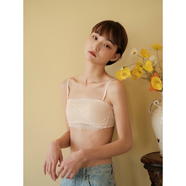 Áo lót cup ngang ren mỏng không gọng