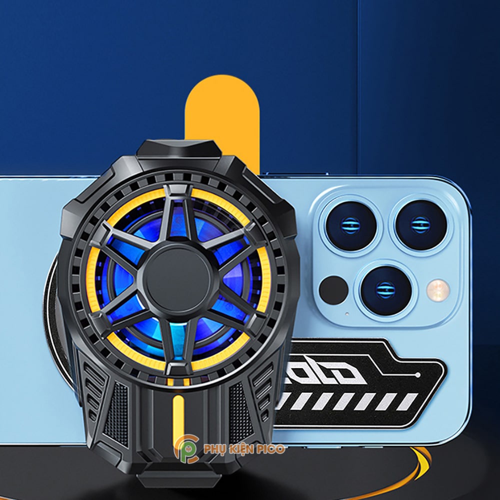 Miếng dán quạt tản nhiệt điện thoại Gaming cao cấp - Tấm dán từ tính quạt tản nhiệt nam châm