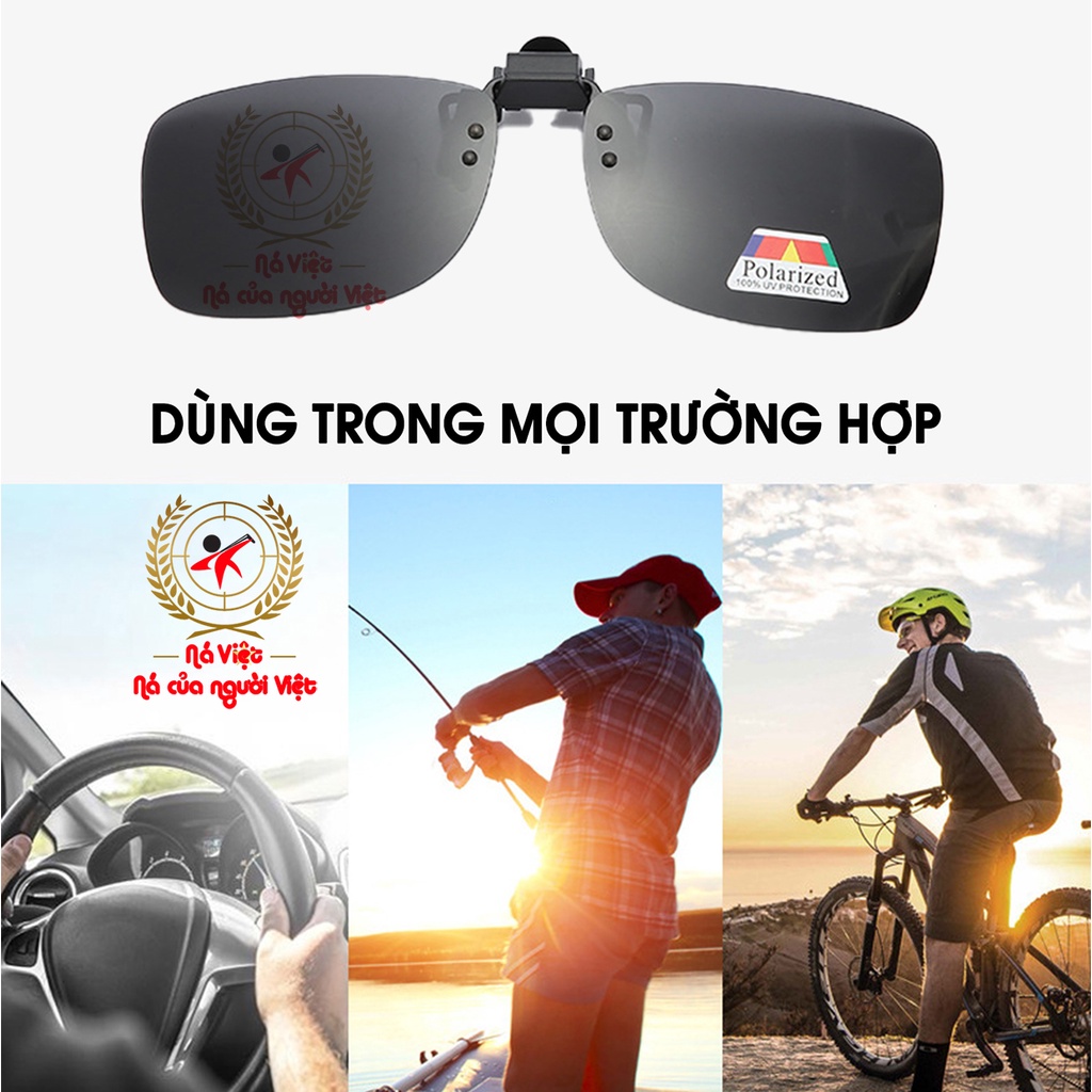 [Deal Hot] Mắt kính râm, dạng kẹp đôi Chỉ có mắt kính không có gọng, Kính râm cho người cận, viễn, loạn