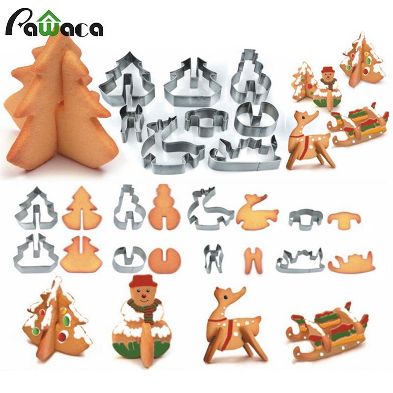 Bộ Cutter Giáng Sinh 8 món