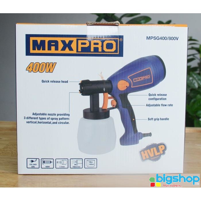 Máy phun sơn Maxpro MPSG400/800V