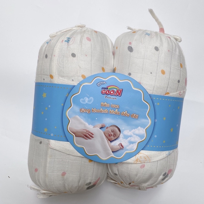 Bộ gối chặn bằng bông organic cho bé, vải sợi tre