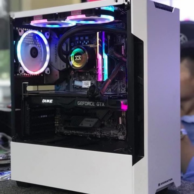 Vỏ case máy tính Xigmatek Nemesis White | Kính cường lực | Hỗ trợ lắp main ATX, Micro-ATX | BigBuy360 - bigbuy360.vn