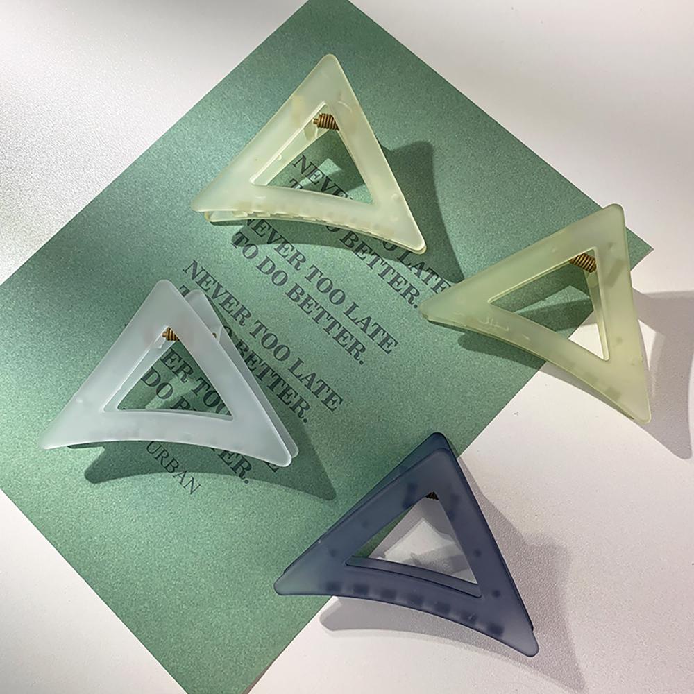 Kẹp Tóc Tam Giác Màu Sắc Kẹo Ngọt VANES1